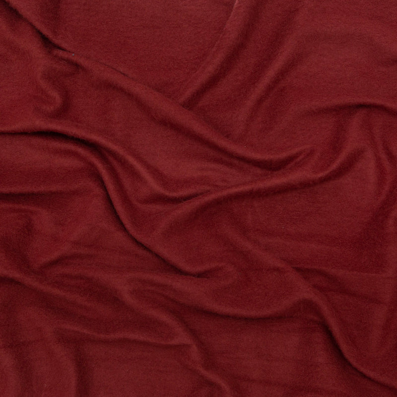 Italian Rust Stretch Knit Fleece