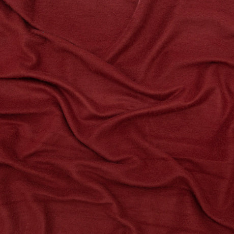 Italian Rust Stretch Knit Fleece