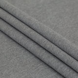 Italian Bonded Navy Pique and Heathered Gray Jersey