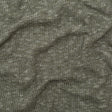 Italian Olive and White Heathered Stretch Knit