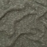 Italian Olive and White Heathered Stretch Knit