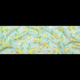 Lemons on Celadon Printed Linen Woven