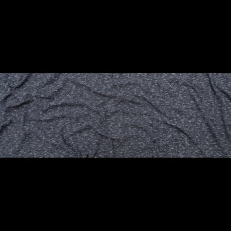 Italian Black and White Heathered Stretch Knit