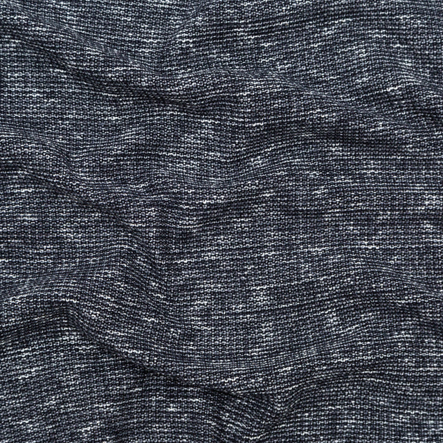Italian Black and White Heathered Stretch Knit