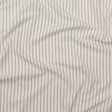 Italian White and Black Broken Chalk Stripe Stretch Woven