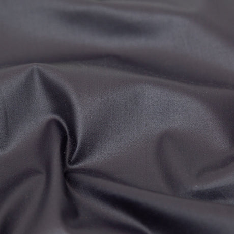 Italian Indigo Stretch Cotton Twill with a Waxy Laminate