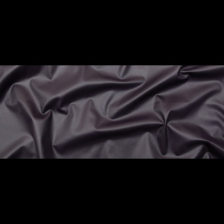 Italian Indigo Stretch Cotton Twill with a Waxy Laminate