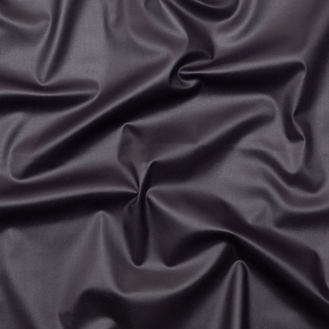 Italian Indigo Stretch Cotton Twill with a Waxy Laminate