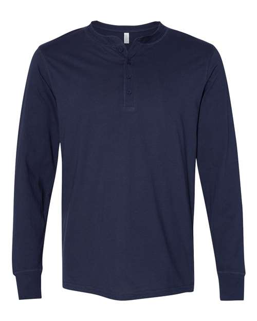 BELLA + CANVAS Men's Jersey Henley