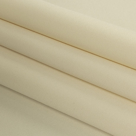 Vanilla Ice Polyester Bonded Crepe Double Cloth