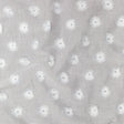 Off-White 3D Sunflower Embroidered Cotton Voile