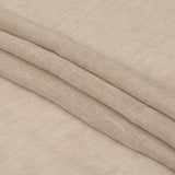 Linen Scrim with Metallic Foil - Gold on Oatmeal - Talatha Collection