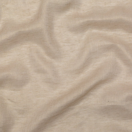 Linen Scrim with Metallic Foil - Gold on Oatmeal - Talatha Collection