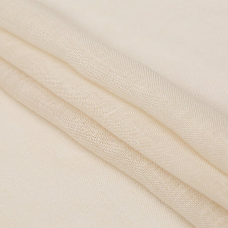 Linen Scrim with Metallic Foil - Gold on Ivory - Talatha Collection