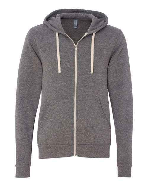Unisex Triblend Sponge Fleece Full-Zip Hoodie
