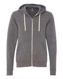 Unisex Triblend Sponge Fleece Full-Zip Hoodie