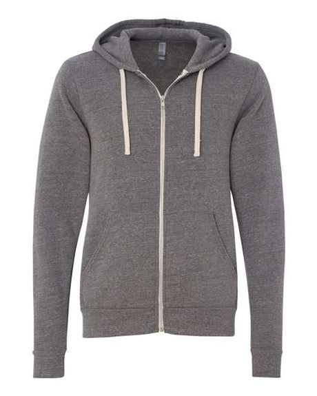 Unisex Triblend Sponge Fleece Full-Zip Hoodie