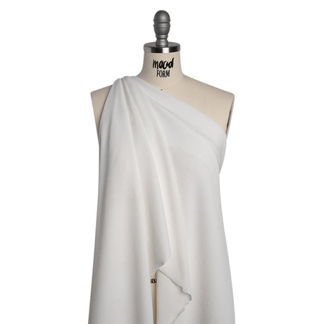 Stretch Liverpool Knit - White - Evangeline Collection