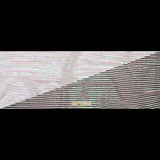 Netting with Baby Sequins - Flamingo Pink and Green Iridescent Stripes on White
