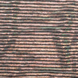 Netting with Baby Sequins - Aqua and Pink Iridescent Stripes on White