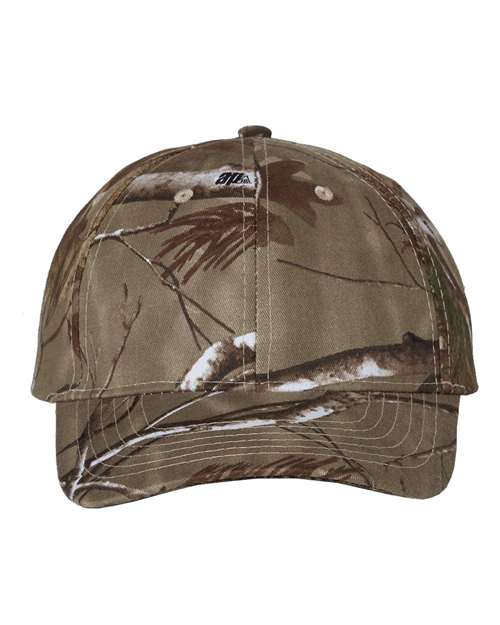 Solid Front Camo Back Cap