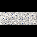 Mood Exclusive Night in Tunisia White and Blue Cotton Poplin
