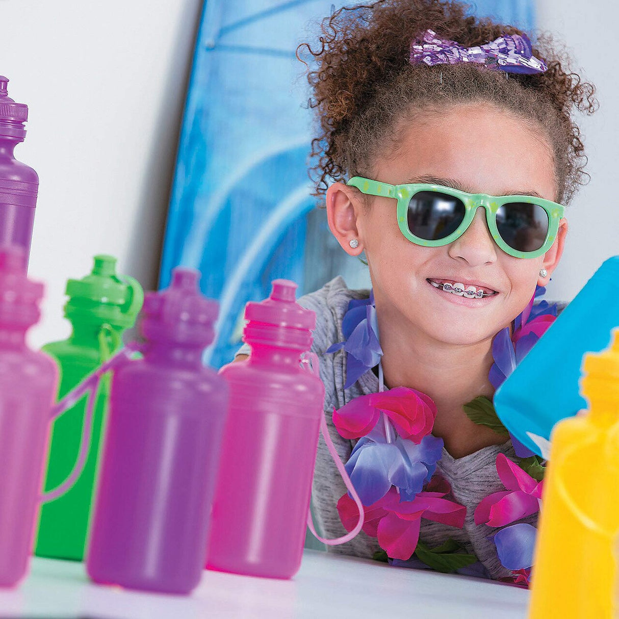 Mega Bulk 96-Pack Kids Patterned Plastic Sunglasses – 5" x 4.5" Fun Assortment