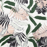 Milly Tropical Leaves Silk Georgette