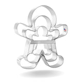 Gingerbread Man Nested Cookie Cutter Set 3 Piece GC0100 with Vintage Style Sturdy Brace