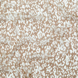 Wicker Ground and Cream Cobb Abstract Crinkled Silk Chiffon