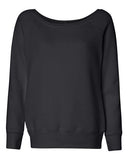 Women's Sponge Fleece Wide Neck Sweatshirt