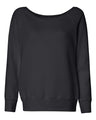 Women's Sponge Fleece Wide Neck Sweatshirt