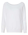 Women's Sponge Fleece Wide Neck Sweatshirt