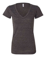 Women's Triblend Deep V-Neck Tee