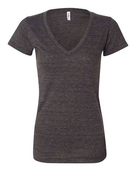 Women's Triblend Deep V-Neck Tee