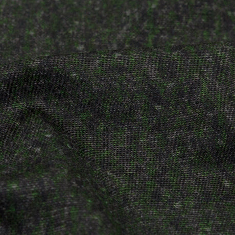 Italian Green and Black Printed Ponte Knit