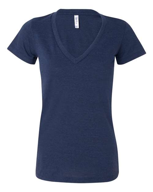 Women's Triblend Deep V-Neck Tee