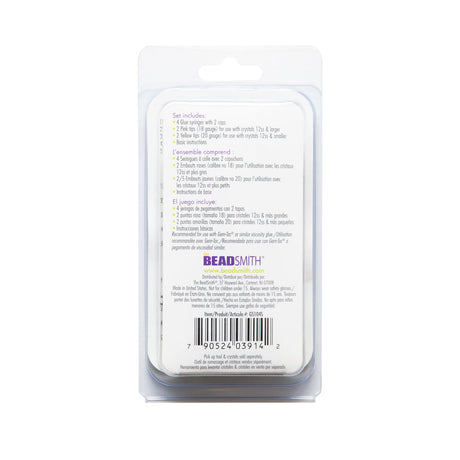 Gemtac Glue Syringes for Attaching Flatbacks