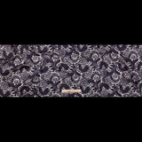 Italian Mulberry Floral Lace with Scalloped Eyelash Edges