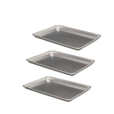 18" x 13" x 1" Half Size Sheet Pan 18 Gauge Aluminum Reinforced Closed Bead Rim