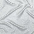 Italian White Wrinkled Polyester Satin