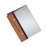 Dough Cutter &amp; Scraper 6" x 3" Stainless Steel Blade Rosewood Handle