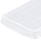 Quarter-Size Sheet Pan Cover 13¾" x 9¾" x 1" Clear Polypropylene Snap On Fit