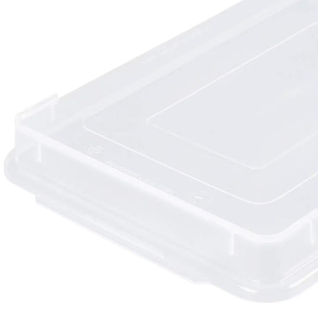 Quarter-Size Sheet Pan Cover 13¾" x 9¾" x 1" Clear Polypropylene Snap On Fit