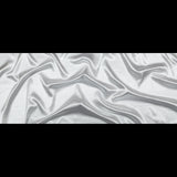 Italian White Polyester Crepe Back Satin
