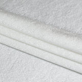 Italian White Polyester Crepe Back Satin