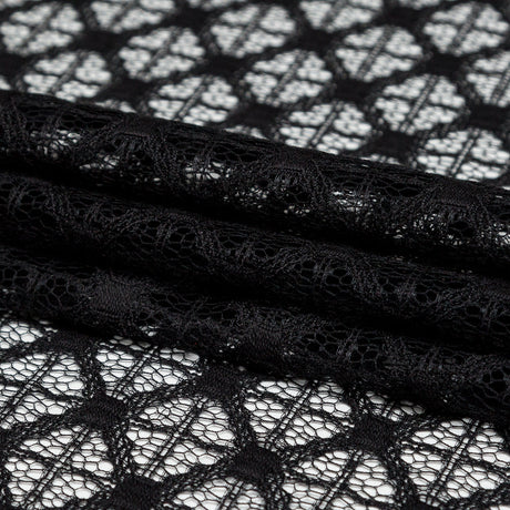 Milly Black Diamond Polyester Lace