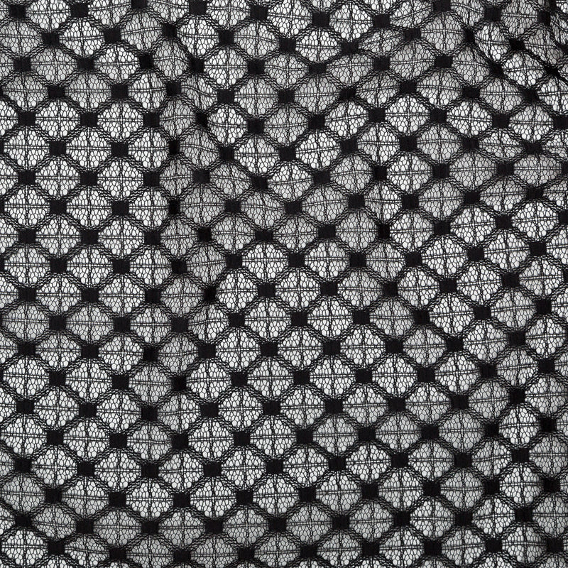 Milly Black Diamond Polyester Lace