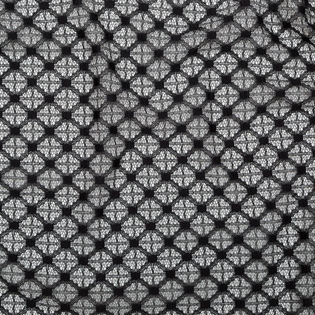 Milly Black Diamond Polyester Lace