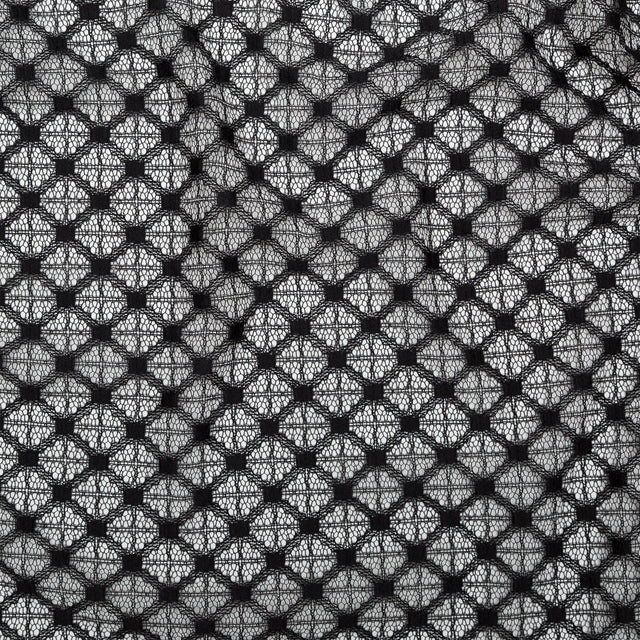 Milly Black Diamond Polyester Lace